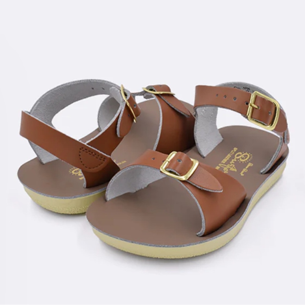 Salt Water - Sun-San Surfer Sandal - Tan - Toddler - Size: 11